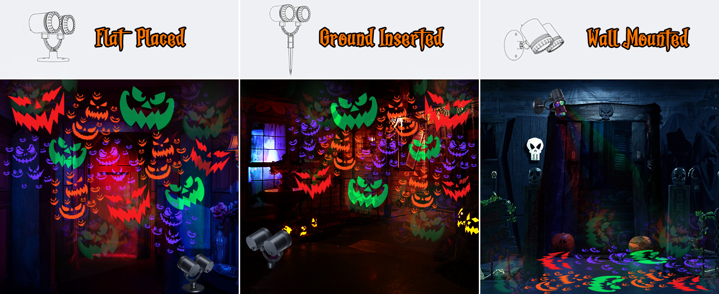 halloween projector lights