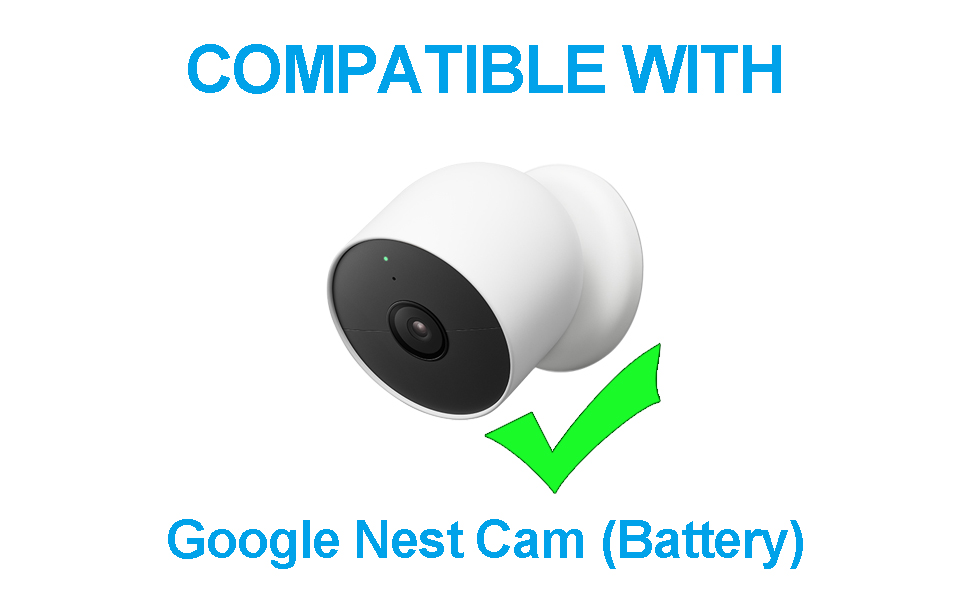 JJMASEE Rustless Gutter Mount for Google Nest Cam Outdoor