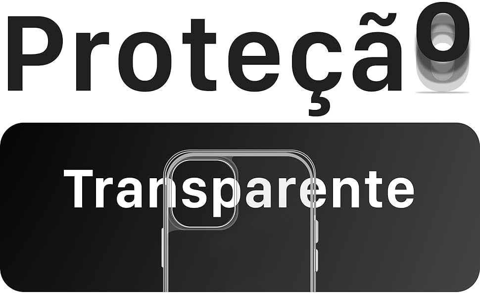 feito de TPU alemão transparente, não amarela.