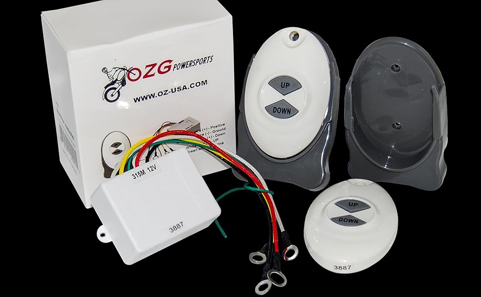 Anchor Remote Windlass Wireless Switch Boat Sail Trim Controller