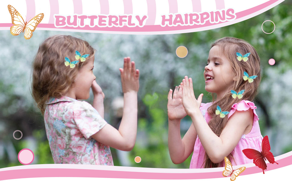 butterfly hairpins