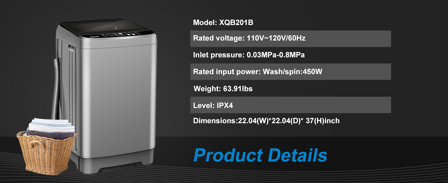 small washing machine for apartments