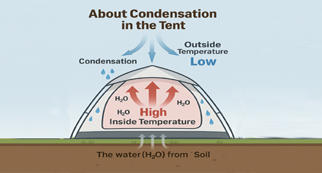 Condensation and Waterproof Rating of Tents