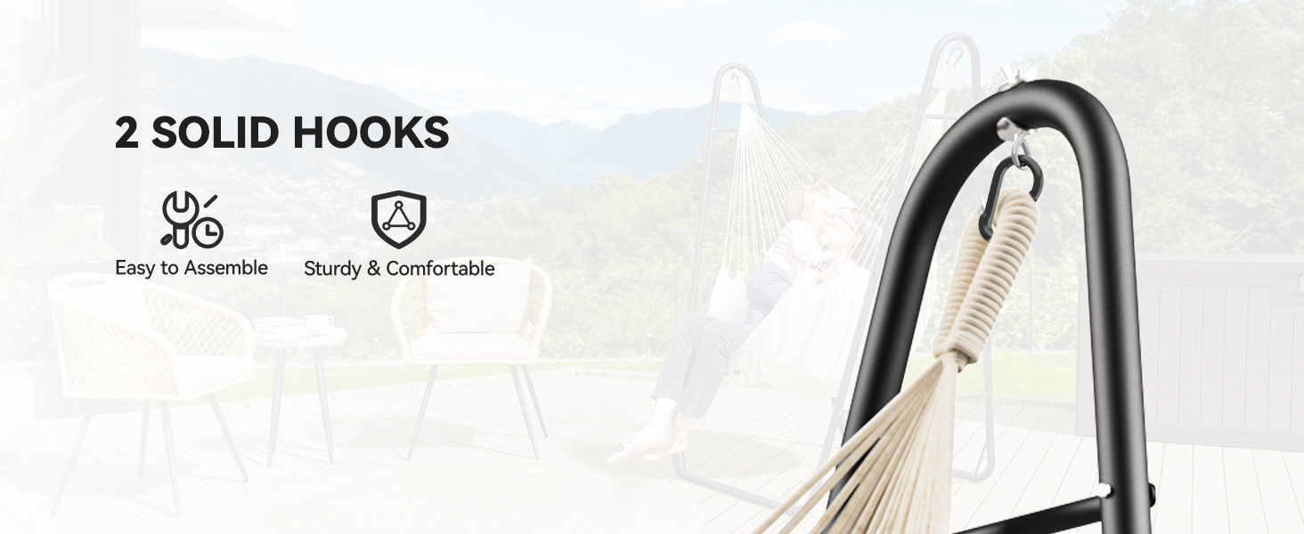 YITAHOME Hammock Chair with Stand Heavy Duty with Hanging