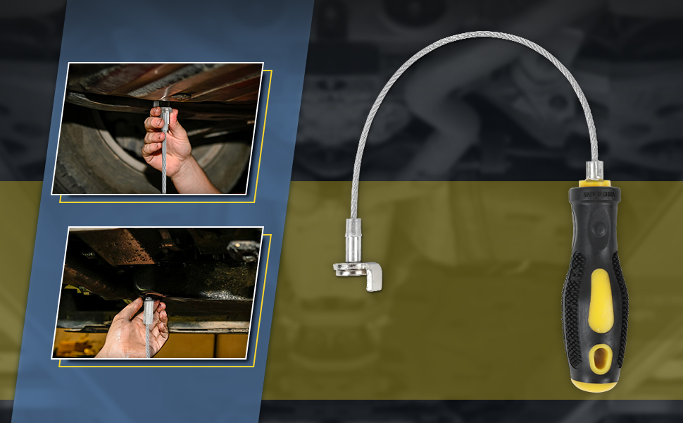 Strong Oil Drain Plug Remover Tool, Anti Scald