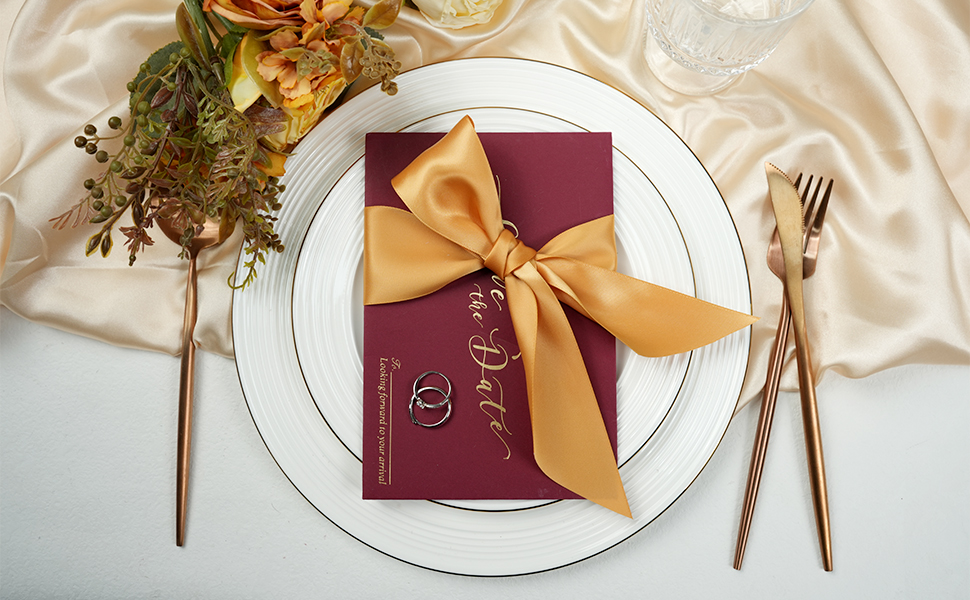Amazon.com: DINDOSAL Gold Ribbon 2 Inch Double Face Satin