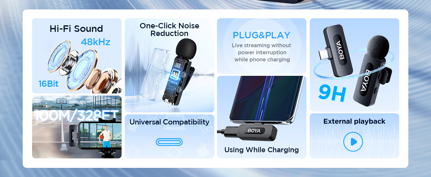 BY-V10 Wireless Microphone