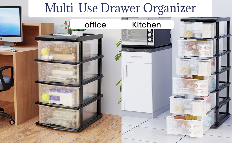 Plastic Drawers Storage Organizer