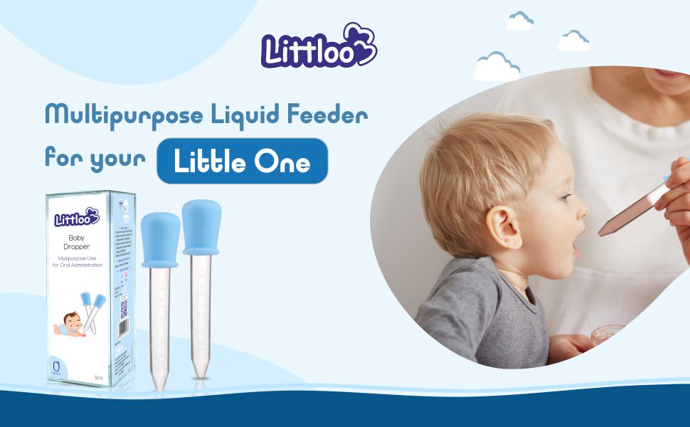 Buy Littloo Baby Dropper Quality Silicone Graduated Plastic Pipette for