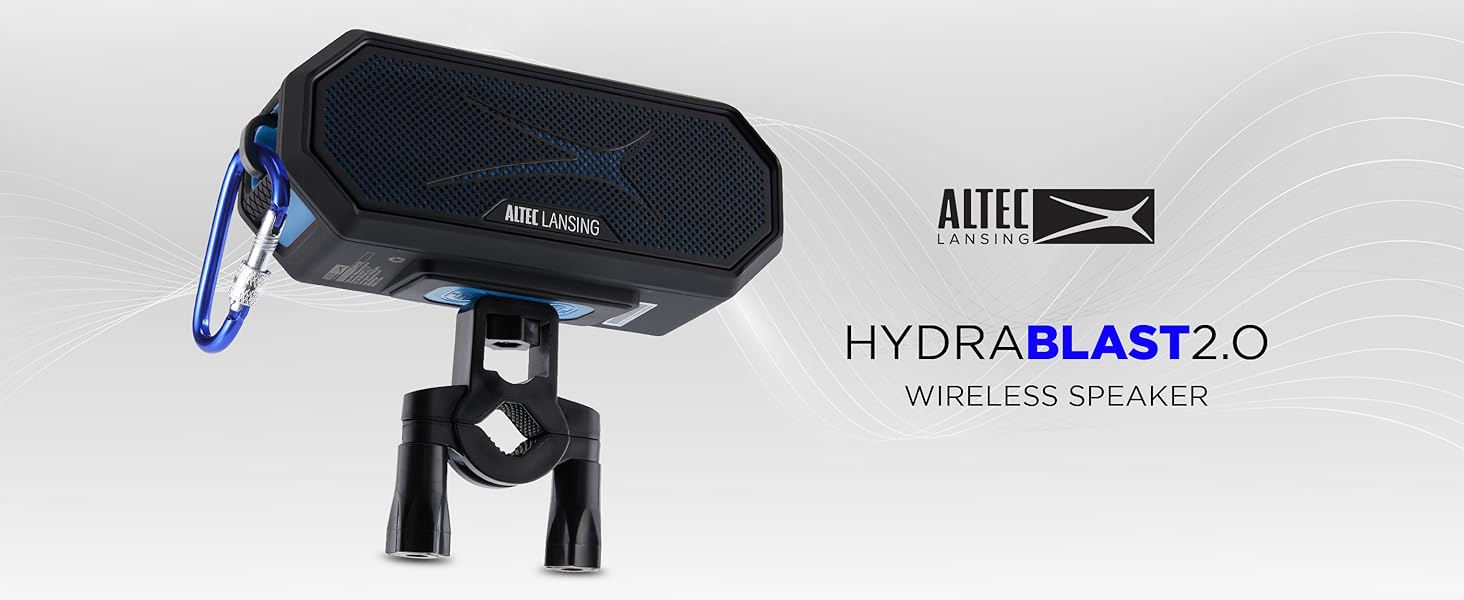 Altec Lansing Portable Bluetooth Speaker HYDRABLAST 2.0