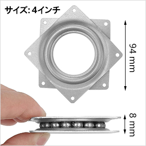 手描きトールペイント　回転テーブル インテリア】回転│ディスプレイ “wave ディスプレイターン