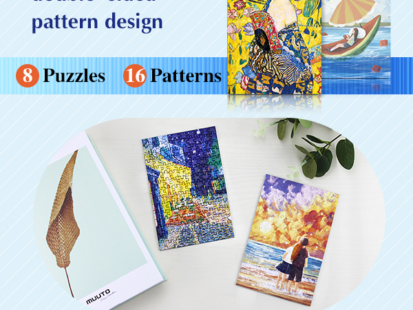 Jigsaw Puzzle 2点セット Amazon.com: Mini Jigsaw Puzzles for Adults (8 Packs) Double