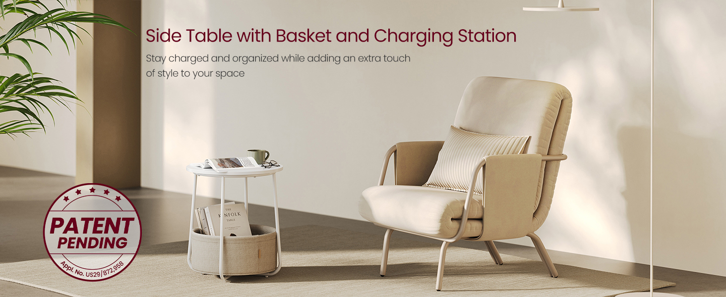VASAGLE End Table
