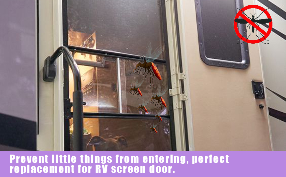 RV Screen Door Slider Panel Clear Plexiglass 470100 and