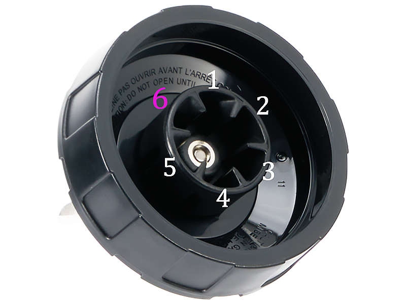6fin female blade for ninja blender