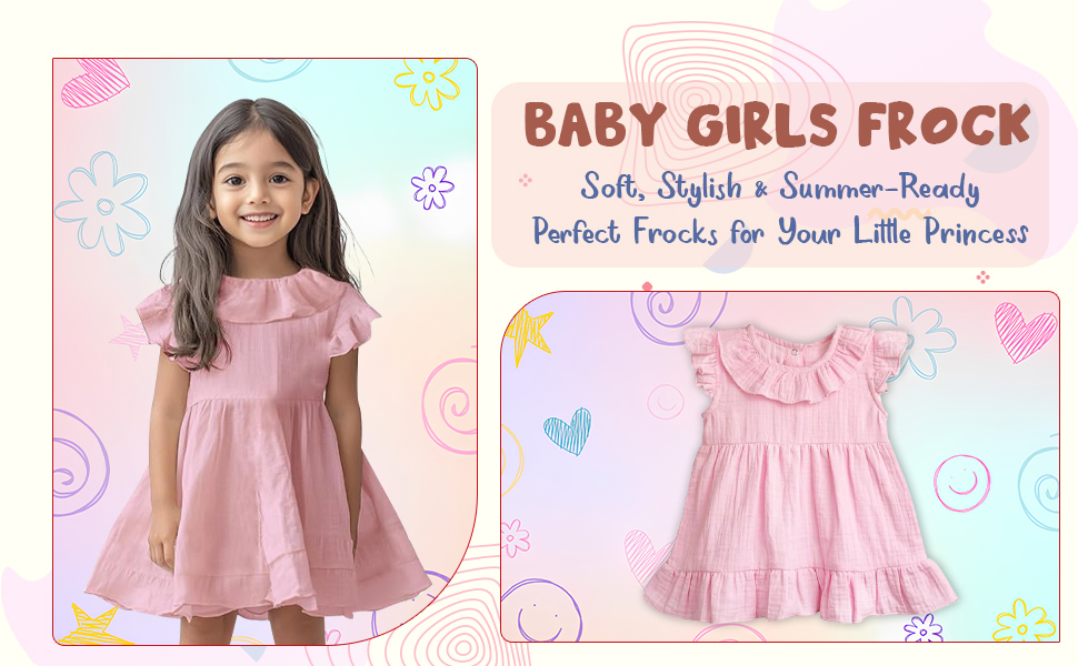 Baby Girls Midi Knee Frocks SPN-MC368P
