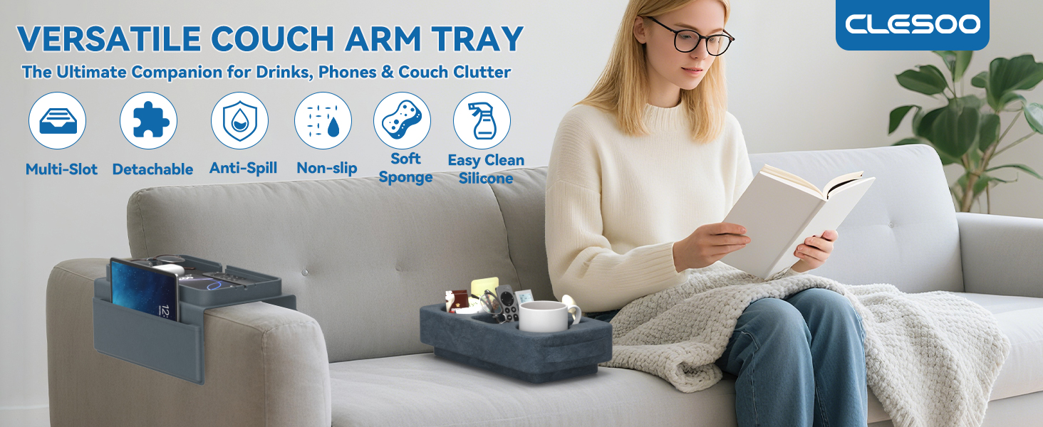 removable sofa armrest with cup holder