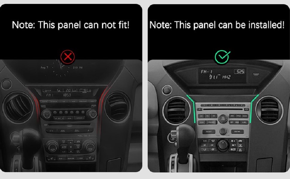 It can't support all Honda Pilot 2009-2013