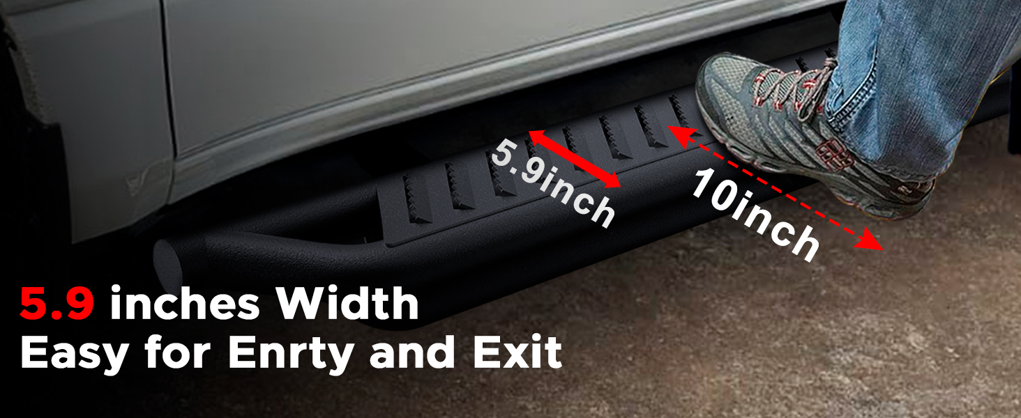 Running Boards for 2005-2024 Toyota Tacoma Double Cab