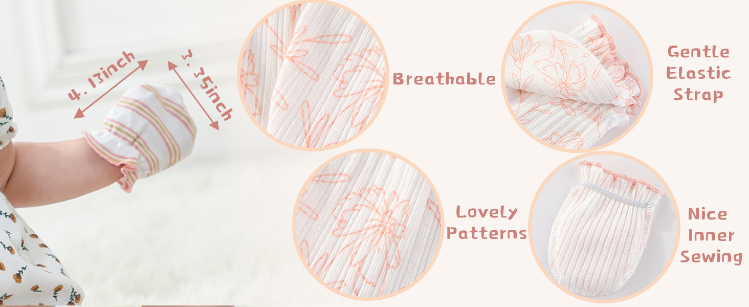 Baby Hats Mittens and Socks Set