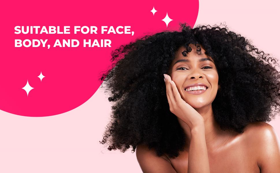 shimmer oil for body and hair