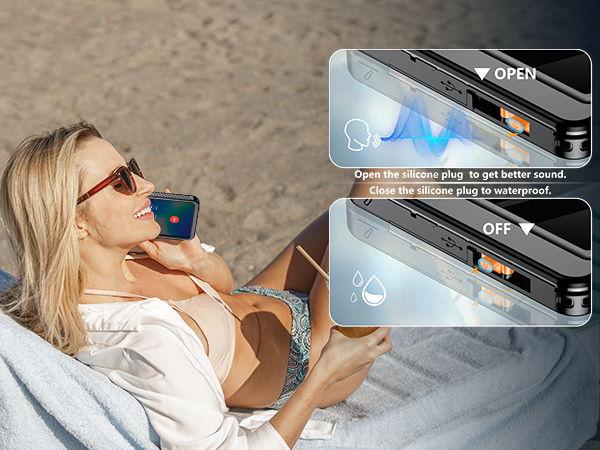 The flexible cartridge cover provides better sound quality and water resistance