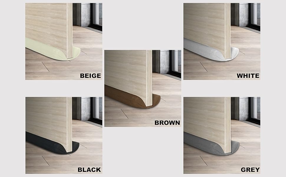 MOXVIO Home Double Under Door Draught Excluder, Water Proof Snow Proof