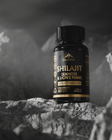 APEXBLENDS Shilajit Seamoss &amp;amp; Lions mane