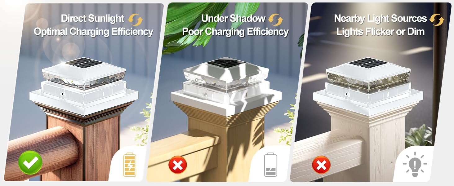 deck post solar lights best solar post light volisun solar deck lights