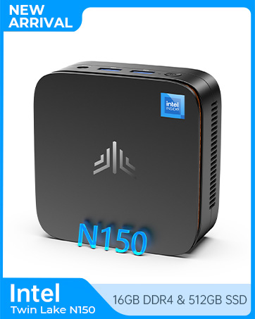 NiPoGi Essenx E1 Mini PC Twin Lake-N N150(Upgraded N100,up