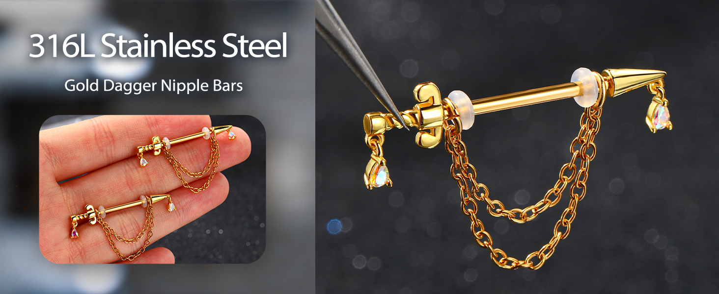 nipple piercing jewelry 