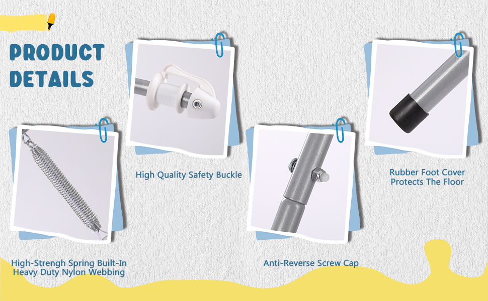 Baby Jumper with Stand, Baby Jumpers and Bouncers, Baby Exerciser Suitable for 624