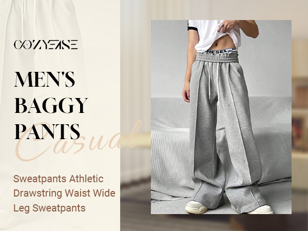 Amazon.com: COZYEASE Men's Sweatpants Athletic Drawstring