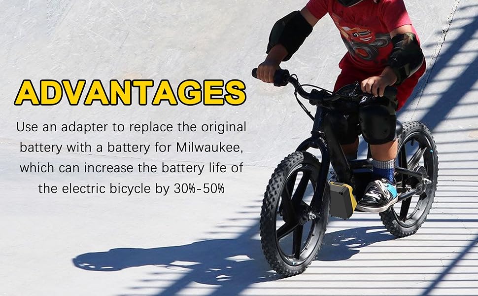  for Stacyc 12 and 16 for Dewalt 20v Battery Adapter