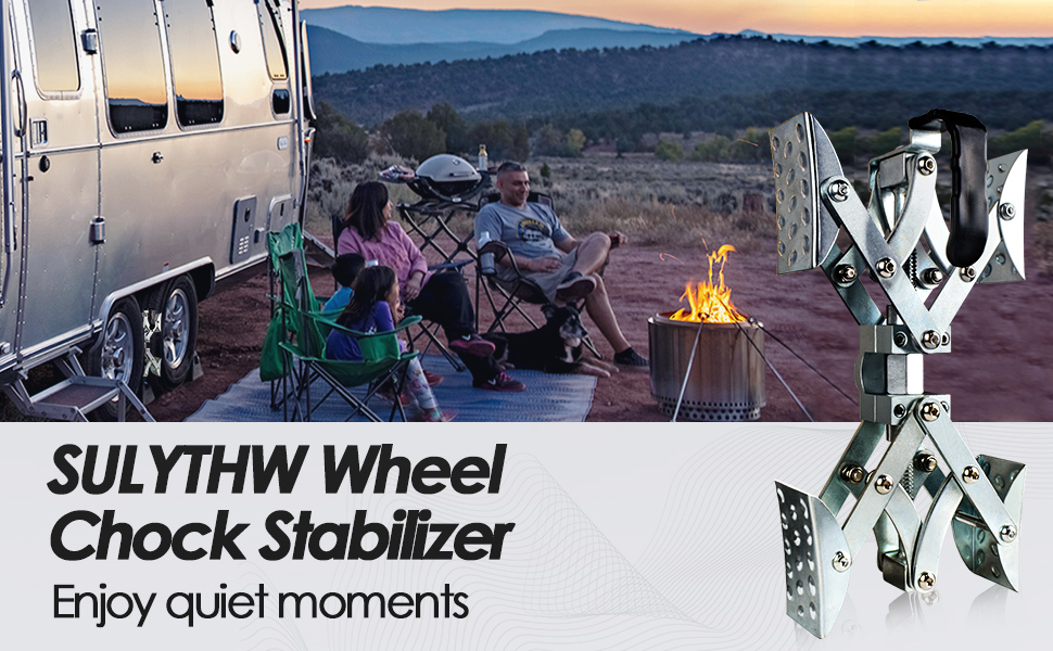 Sulythw X Chocks Wheel Stabilizer for Travel Trailers PRO [Specially