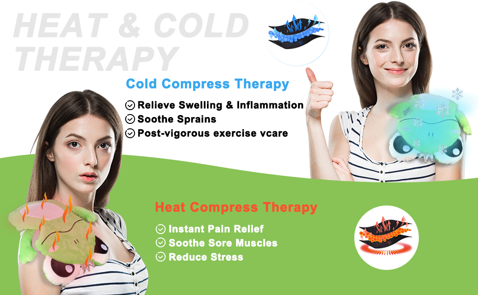 Microwave Heating Pad for Period & Cramps Pain Relief, Cute