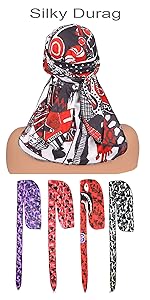 waves durag silk silky durags men caps women black champion wave mens hoodie pack 360 white 