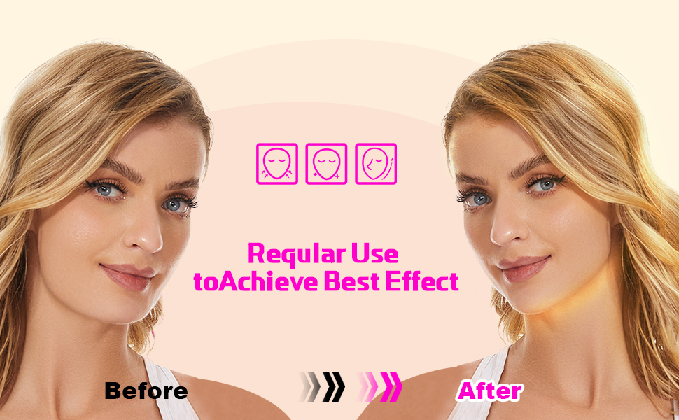 Regular use to achineve effect