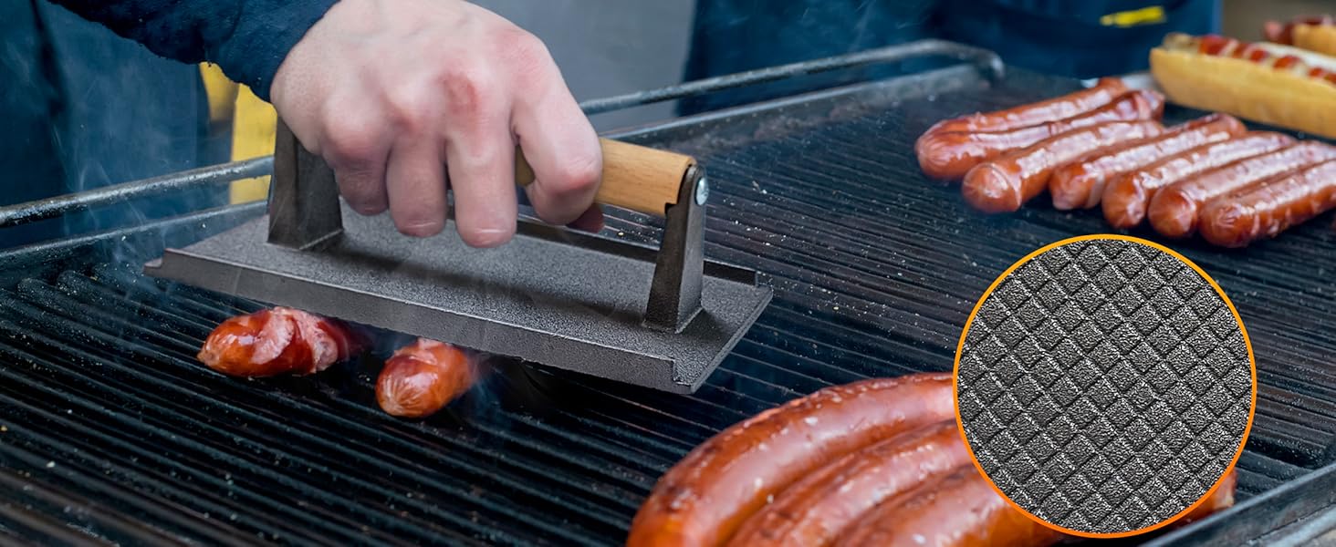 Cast Iron Burger Press