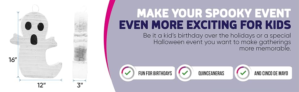 Ghost Parties Busters Adult Girl Boy teen Halloween Decor Decorations cute party supplies scary