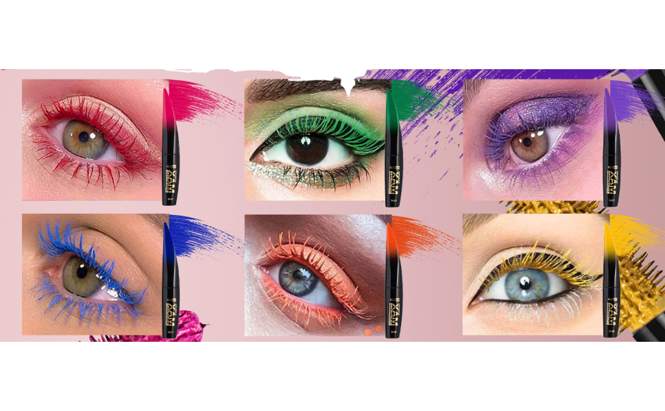 Colored Mascara Set