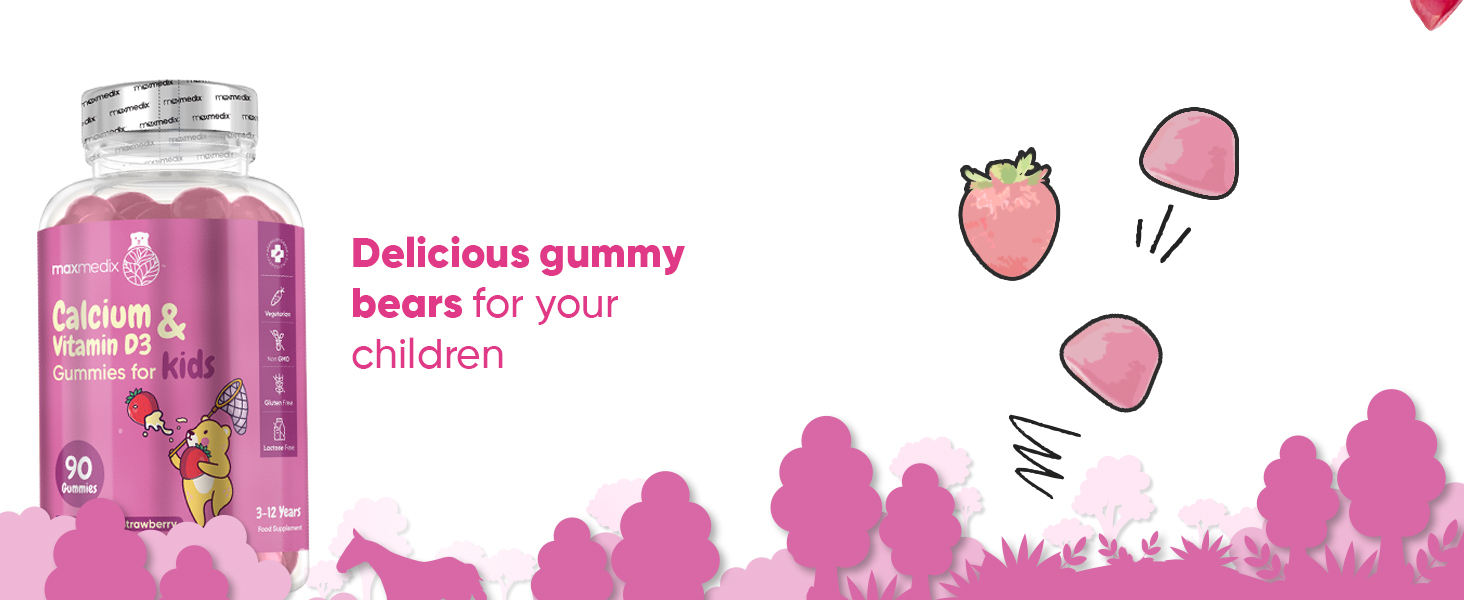 Delicious gummy bears for your children