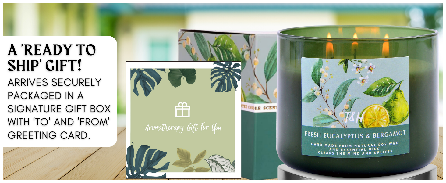 aromatherapy gift a ready to ship gift arrives securely packaged in gift box and greeting card