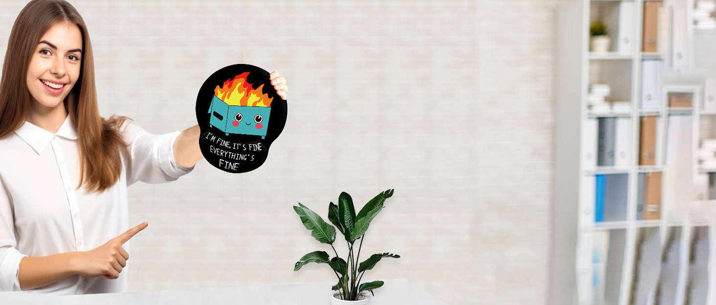 Mouse Pad with Wrist Rest, Mousepad with Wrist Support, Ergonomic Wrist Rest Mouse Pad for Desk