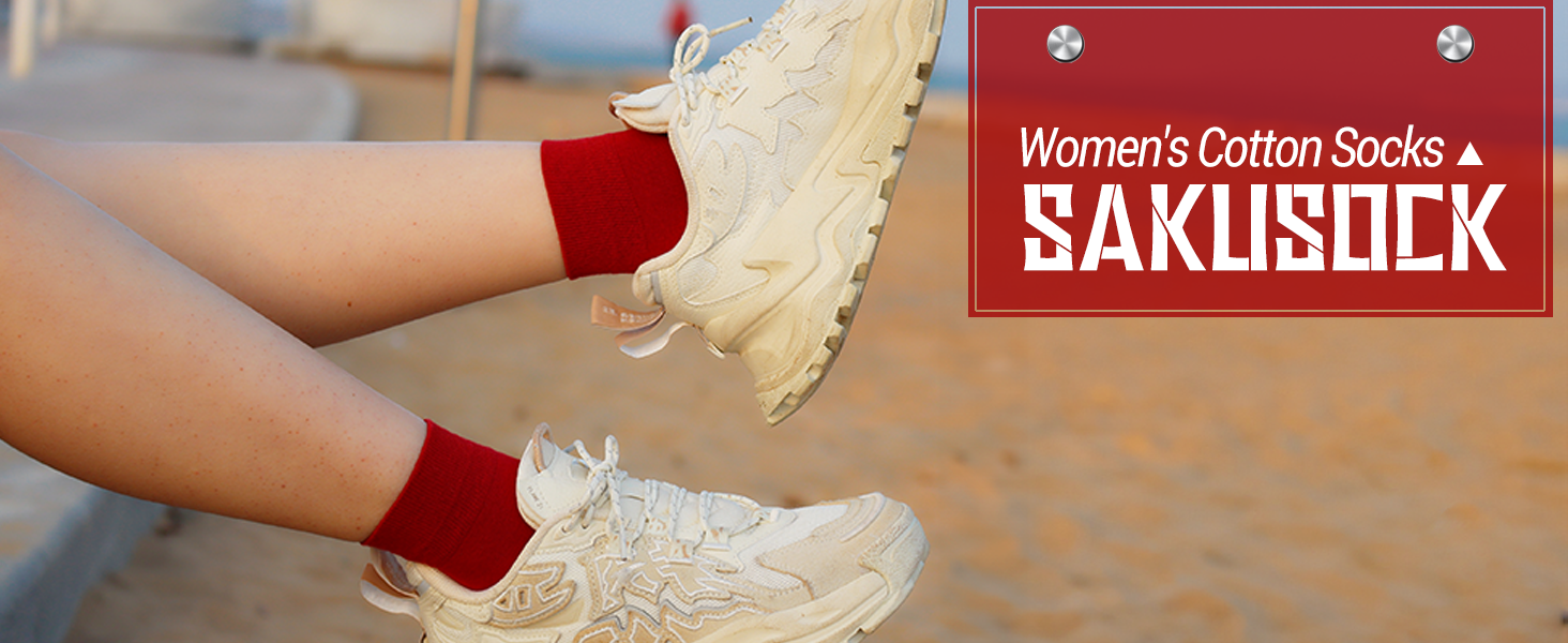 Women's Cotton Socks, Soft Thin Breathable Moisture Wicking Ankle Crew Casual Socks 6 Pairs