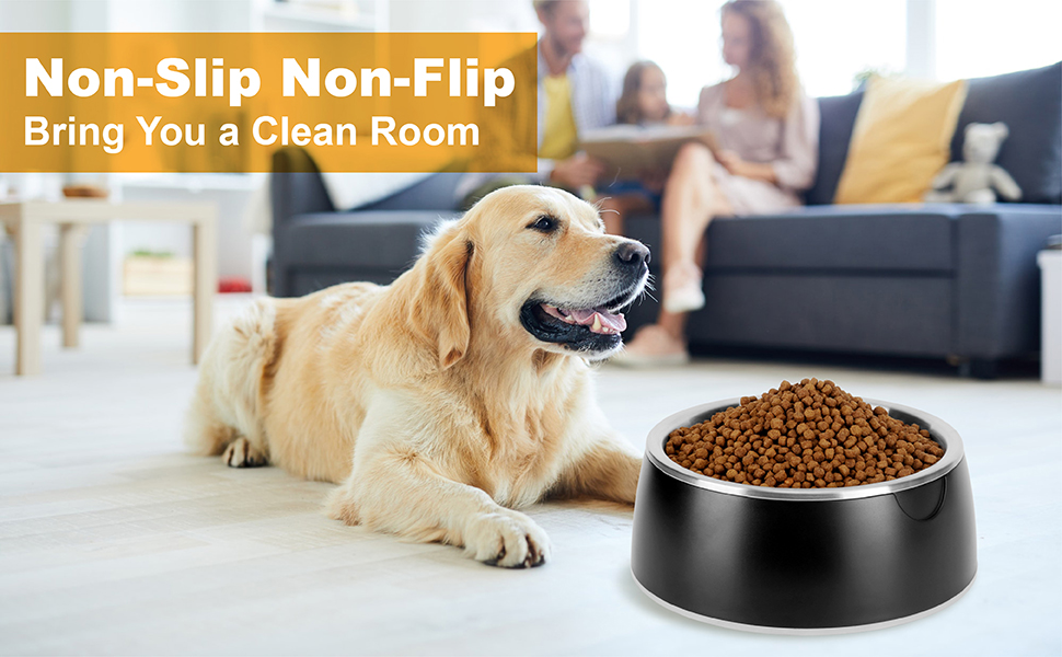 Pet Supplies YONNERY Metal Dog Bowl Stainless Steel Pet Dog Food