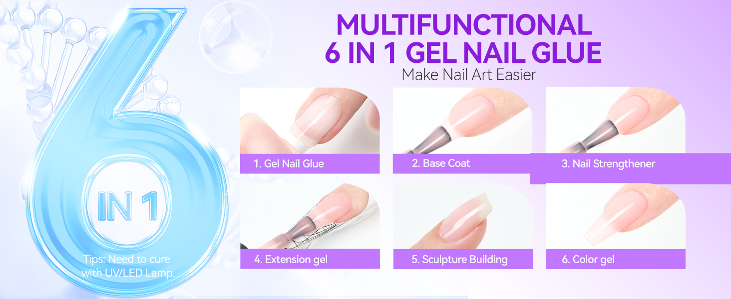 nail polish glue gel