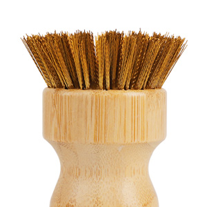 cast iron pan cleaner brush