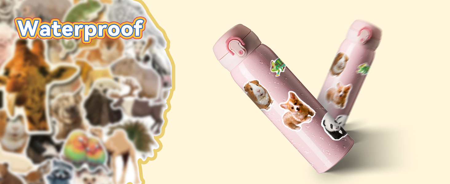 water proof stickers for water bottles