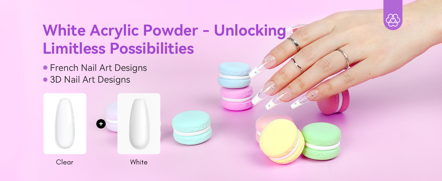 Saviland Acrylic Nail Kits Full Set for Beginners Acrylic Nail Kit